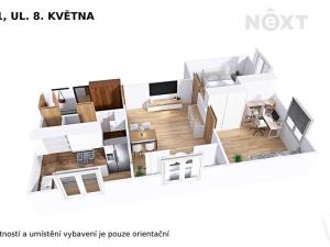 Pronájem bytu 3+1, Šumperk, 8. května, 60 m2