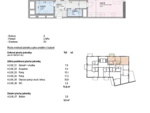 Prodej bytu 3+kk, Brno, Kalová, 79 m2