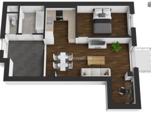 Prodej bytu 2+kk, Brno - Slatina, Langrova, 64 m2