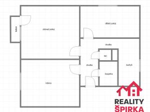 Prodej bytu 3+1, Lanškroun - Žichlínské Předměstí, Čelakovského, 81 m2