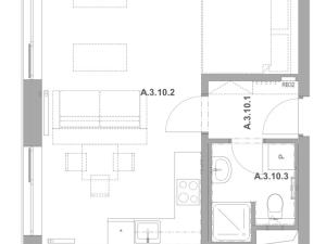 Pronájem bytu 1+kk, Plzeň - Doubravka, Pilařská, 31 m2