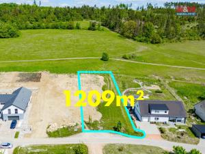 Prodej pozemku pro bydlení, Třebíč - Račerovice, 1209 m2