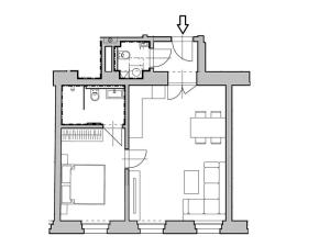 Pronájem bytu 2+kk, Praha - Nové Město, Václavské náměstí, 49 m2