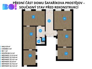 Prodej rodinného domu, Prostějov, Šafaříkova, 240 m2