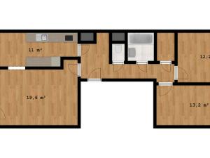 Prodej bytu 3+1, Praha - Stodůlky, Nušlova, 85 m2
