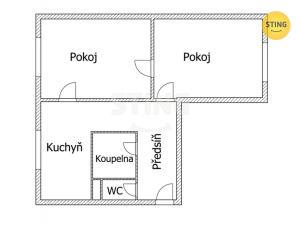Pronájem bytu 2+1, Karviná, Závodní, 57 m2