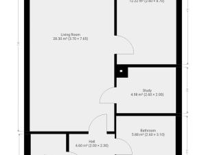 Pronájem bytu 2+kk, Praha - Kyje, Za černým mostem, 64 m2