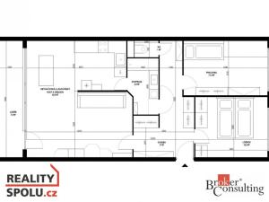 Prodej bytu 3+kk, Praha - Braník, Novodvorská, 78 m2