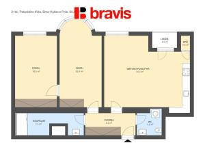 Prodej bytu 3+kk, Brno - Královo Pole, Palackého třída, 93 m2