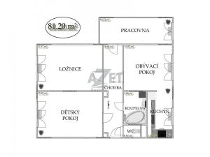 Prodej bytu 3+kk, Ostrava - Poruba, Hlavní třída, 83 m2