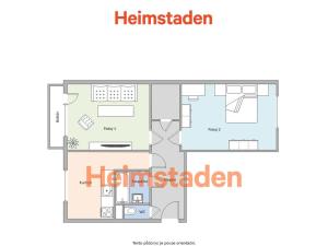 Pronájem bytu 2+1, Orlová - Lutyně, Masarykova třída, 60 m2