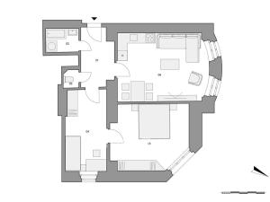 Prodej bytu 3+kk, Praha - Smíchov, Na Václavce, 65 m2