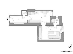Prodej bytu 1+1, Praha - Smíchov, Na Václavce, 40 m2