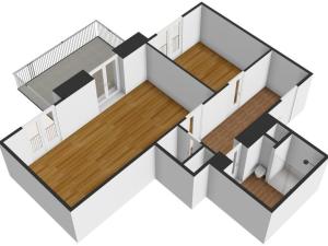 Prodej bytu 2+kk, Tábor, Kpt. Jaroše, 57 m2