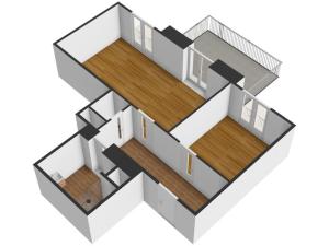 Prodej bytu 2+kk, Tábor, Kpt. Jaroše, 57 m2
