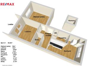 Prodej bytu 2+1, Olomouc - Nová Ulice, Jílová, 55 m2