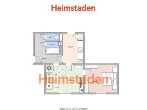 Pronájem bytu 2+1, Havířov - Město, Lípová, 55 m2