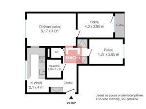 Prodej bytu 3+1, Olomouc, Stiborova, 68 m2