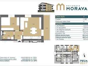 Prodej bytu 2+kk, Zábřeh, Leštinská, 42 m2