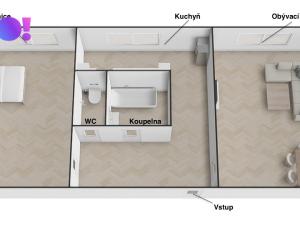 Prodej bytu 2+1, Karviná, Kosmonautů, 53 m2