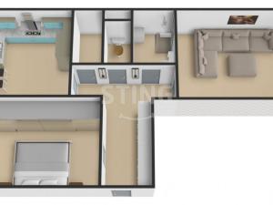Pronájem bytu 2+1, Přerov, Purkyňova, 52 m2