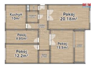 Prodej bytu 3+1, Spálené Poříčí, Zámecká, 83 m2
