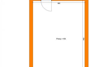 Pronájem bytu 1+kk, Pardubice - Svítkov, Dubová, 34 m2