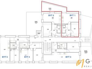 Pronájem bytu 2+kk, Ústí nad Orlicí, Vrbenského, 57 m2
