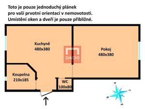 Pronájem bytu 1+1, Olomouc, kpt. Nálepky, 48 m2