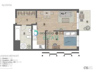 Prodej bytu 2+kk, Praha, Honzíkova, 45 m2