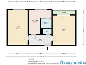 Prodej bytu 2+1, Plzeň - Lobzy, Na Dlouhých, 57 m2