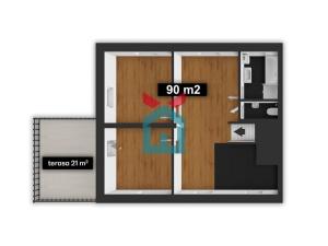 Prodej bytu 3+kk, Praha - Lochkov, K Lahovské, 90 m2