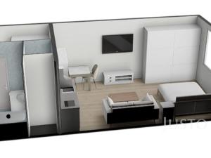 Prodej bytu 1+kk, Písek - Budějovické Předměstí, třída Přátelství, 26 m2