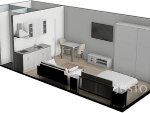 Prodej bytu 1+kk, Písek - Budějovické Předměstí, třída Přátelství, 26 m2