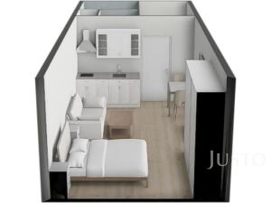 Prodej bytu 1+kk, Písek - Budějovické Předměstí, třída Přátelství, 26 m2