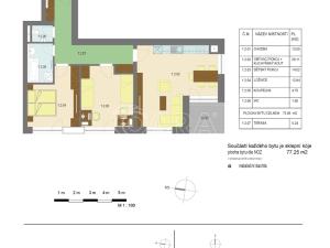 Prodej bytu 3+kk, Přezletice, Pod Zahrady, 82 m2