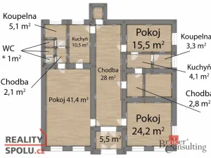 Prodej ubytování, Kovářská, nám. J. Švermy, 520 m2