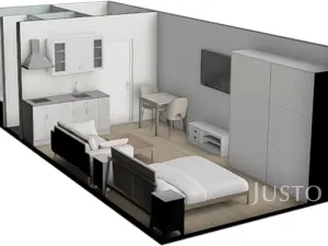Prodej bytu 1+kk, Písek, třída Přátelství, 26 m2