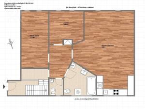Pronájem bytu 3+kk, Praha - Hostivař, Daliborova, 82 m2