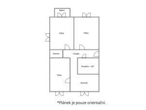 Prodej bytu 3+1, Kladno - Kročehlavy, Anglická, 68 m2