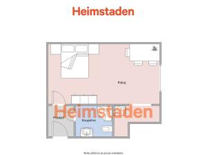 Pronájem bytu 1+kk, Havířov - Město, Klidná, 21 m2