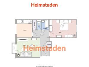 Pronájem bytu 2+1, Ostrava - Mariánské Hory, Zelená, 60 m2