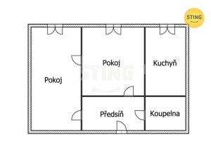 Pronájem bytu 2+1, Frenštát pod Radhoštěm, Fr. Horečky, 45 m2