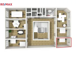 Pronájem kanceláře, Broumov, Stanislava Opočenského, 12 m2