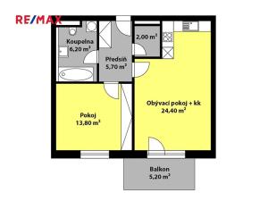 Pronájem bytu 2+kk, Nymburk, V Kolonii, 57 m2