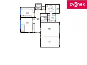 Pronájem bytu 4+1, Zlín, Křiby, 97 m2
