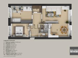 Prodej bytu 3+1, Nymburk, Jurije Gagarina, 61 m2