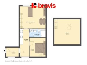 Pronájem bytu 3+1, Rosice, Brněnská, 82 m2
