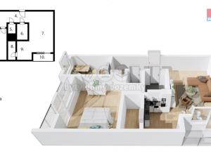 Prodej bytu 3+1, Beroun - Beroun-Město, Branislavova, 71 m2