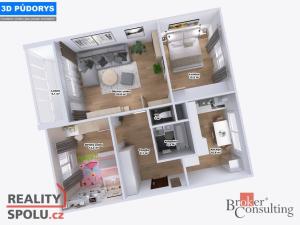 Prodej bytu 3+1, Jablonec nad Nisou - Mšeno nad Nisou, Boženy Němcové, 77 m2